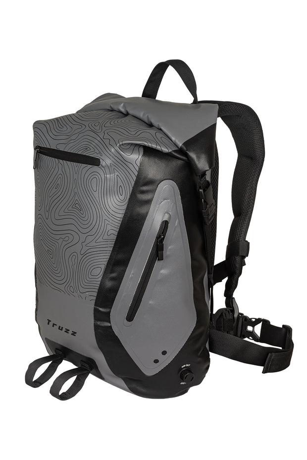 Mochila Estanque Truzz Expedition 26L 3 zipers  Cinza